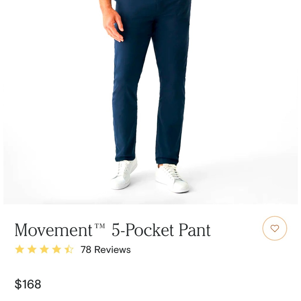 Faherty 5 pocket pant, 30 waist, 30 inseam